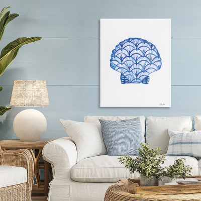 Chinoiserie Clam Shell Canvas, design by Courtney Prahl
