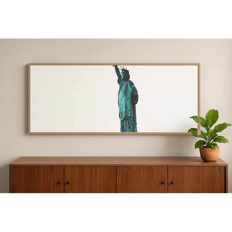 Gibbs Print, 13.75" H x 37.75" W, Natural Oak