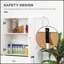 Armoire de cuisine 72 po avec 2 grandes armoires à double porte