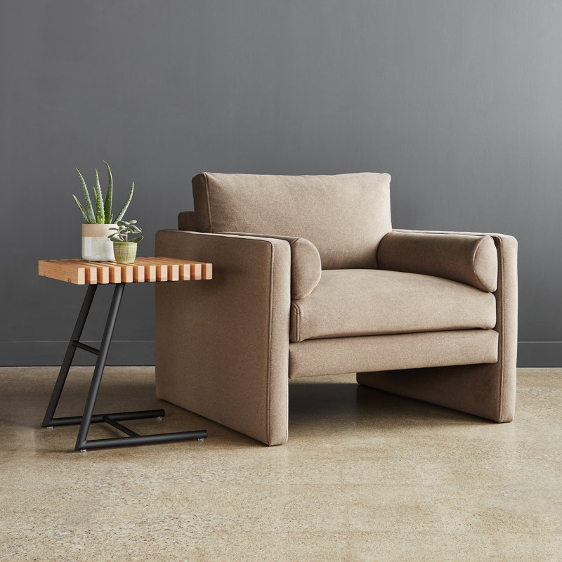 Laurel Chair, Merino Mocha Basketweave