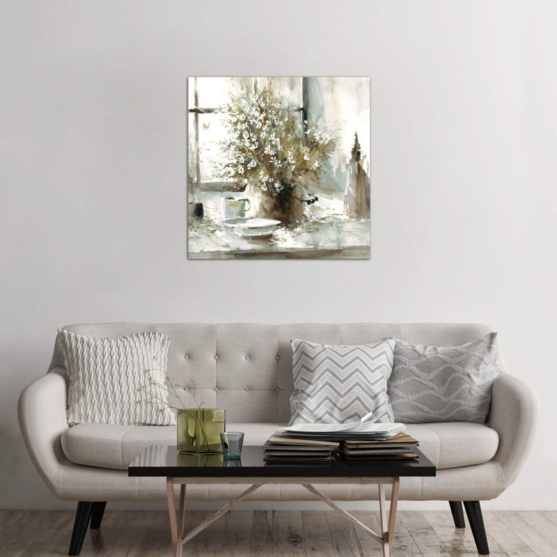 Daisy Still Life 1 Piece Wrapped Canvas Painting, 93.98 cm H x 93.98 cm W x 1.91 cm D