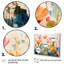 Représentation de cactus orange et beige sur toile, 3 pièces-598529495