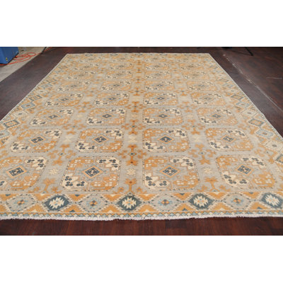 One-of-a-Kind 9'3" X 11'9" New Age Wool Area Rug in
