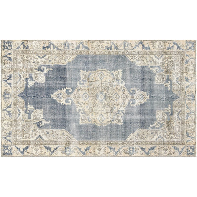 One-of-a-Kind 4'9" X 7'11" 1960s Wool Area Rug in