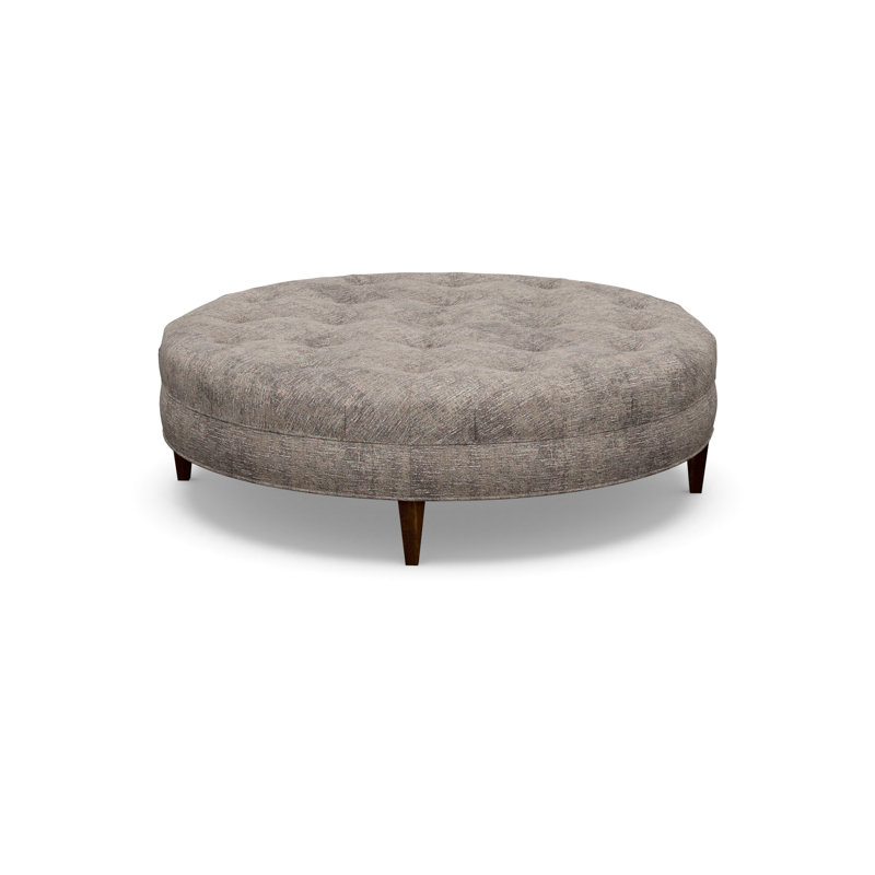 Round Ottoman, 9637-49, Walnut