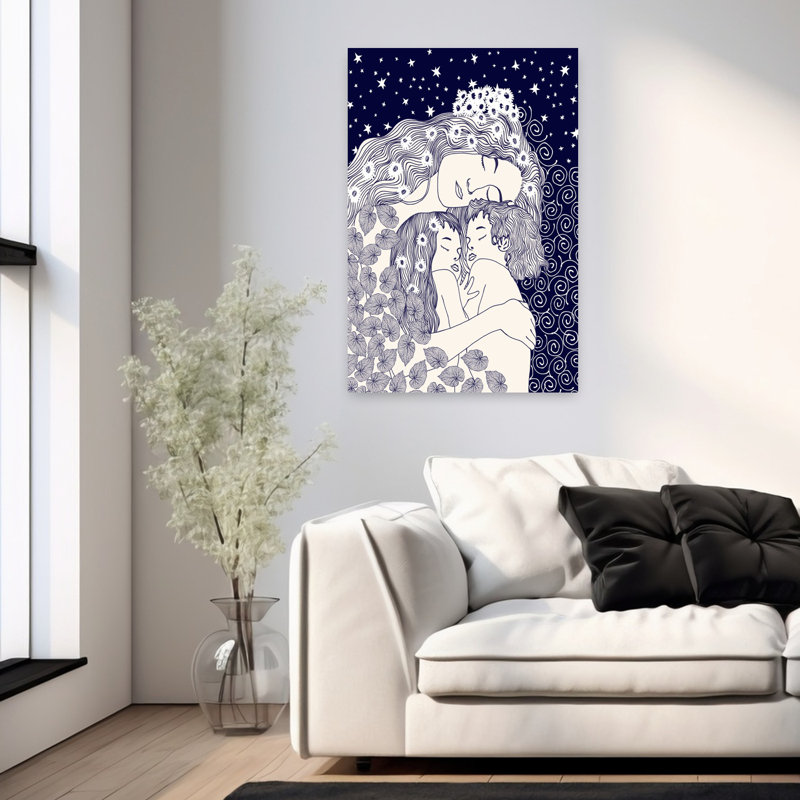 Art contemporain, art contemporain abstrait, H 36 po x l 24 po