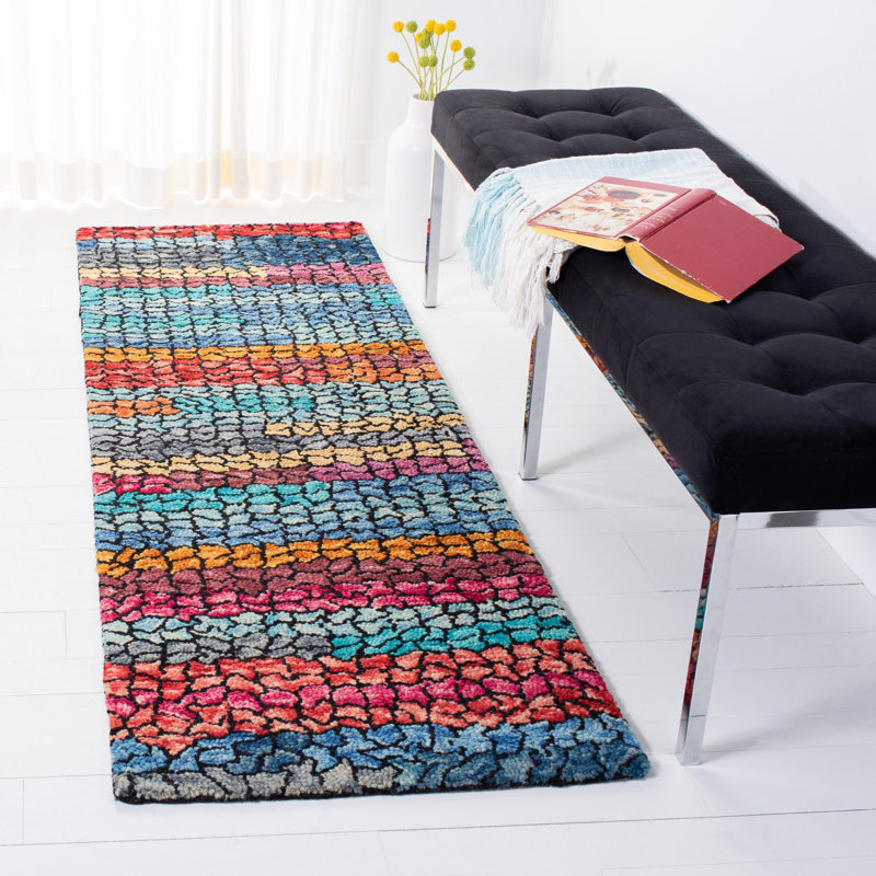 Slak Hand Tufted Wool Rug, Runner 2'3" x 7'