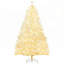 Arbre de Noël artificiel haut 6 pi avec 638 branches, 220 lumières DEL blanc chaud, ouverture automatique et assemblage facile-1958483920-1958483922