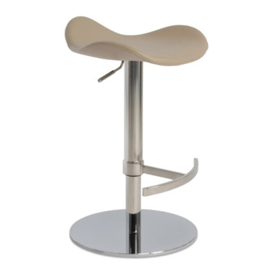 Falcon Piston Adjustable Height Swivel Bar Stool