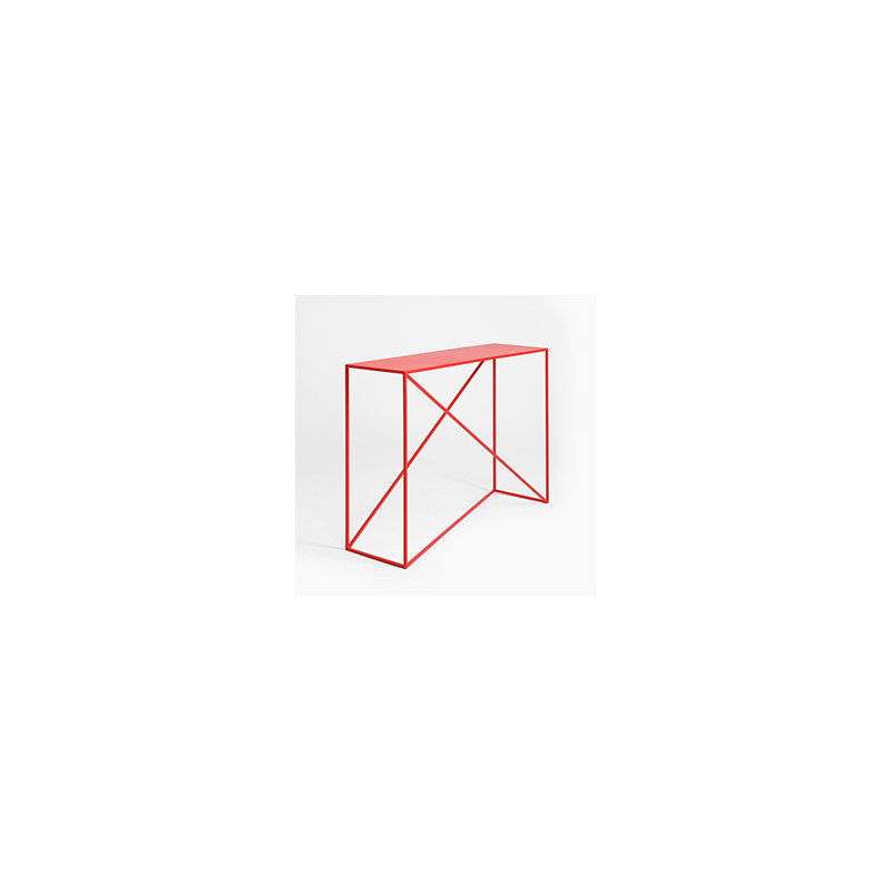 Memo 100cm Console Table, Red