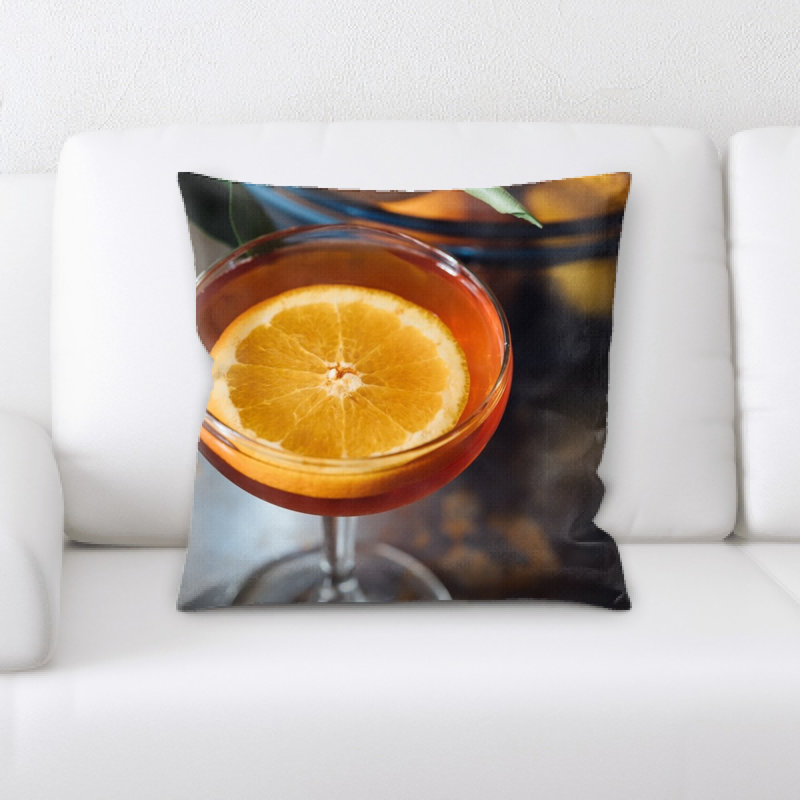 Housse et insert de coussin carré Al alcool