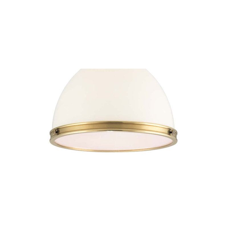Randolph 1 - Light Flush Mount, Aged Brass