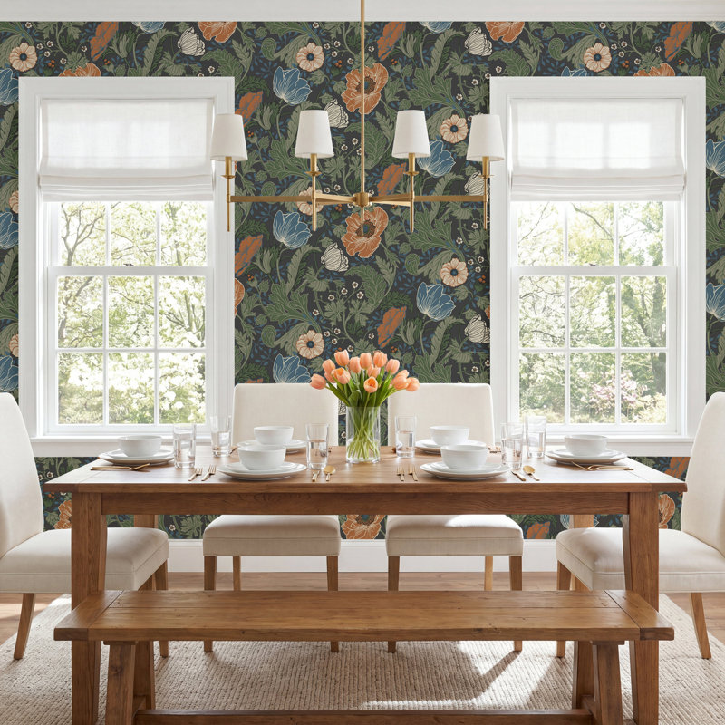 Rouleau de fleurs Mackenzie, Vert