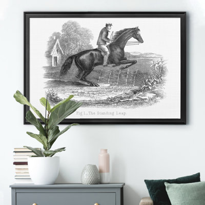 Le bond debout - impression sur toile tendue
