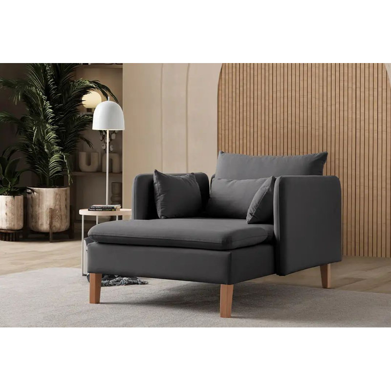 Fauteuil à oreilles, Anthracite