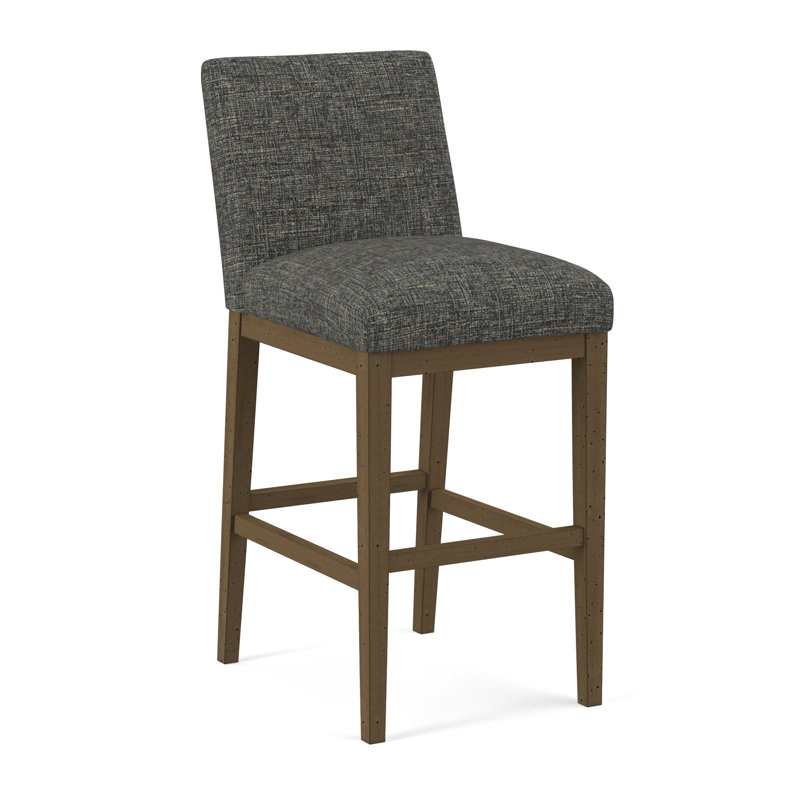 Upholstered Stool, 61536-78, Pecan