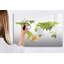 Magnetic Memo Board Whiteboard - 90 x 60 cm - With Marker and Magnets - Watercolor world map