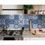 Carreaux amovibles en vinyle noir et gris 8 po x 8 po-781804782-781804789
