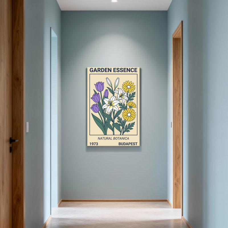 Plantes et fleurs, essence de jardin, botanique naturelle, Budapest ,1973, H 18 po x l 12 po