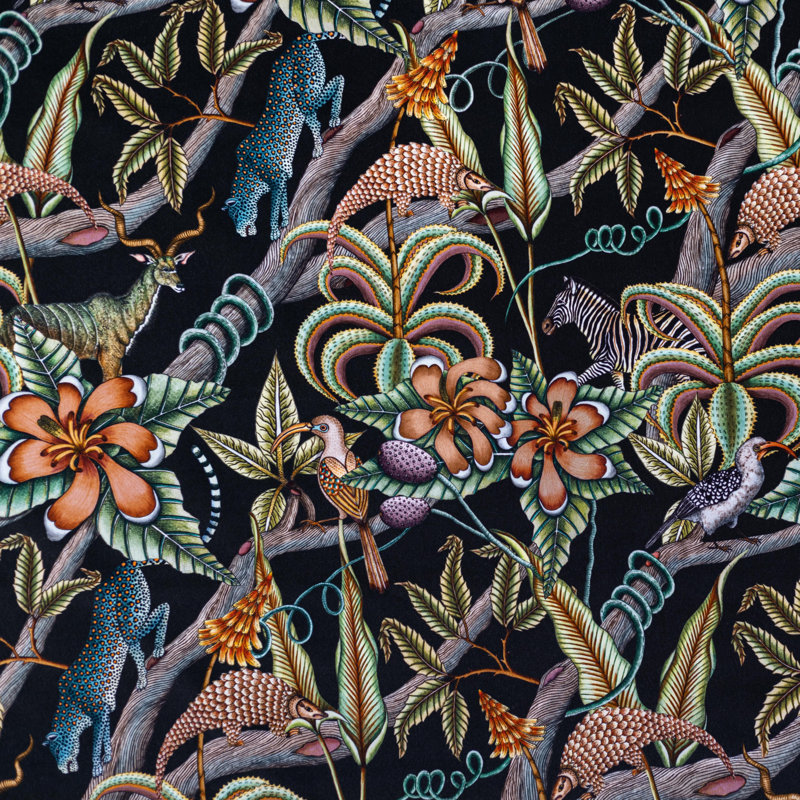 Ardmore Velvet Fabric, Night