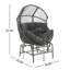Fauteuil oscillant d'extérieur en osier Palos-496547526