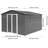 10X12 Ft Metal Outdoor Storage Sheds  , Grey