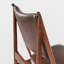 Ensemble de 2 chaises d'appoint luxueuses en bois massif brun