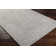 Leroux Machine Woven Gray Area Rug