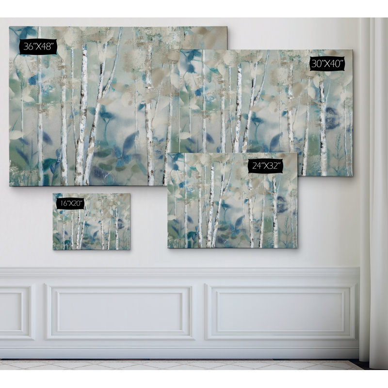 " Zen Forest I ", Wrapped Canvas, No Frame, 30" H x 40" W