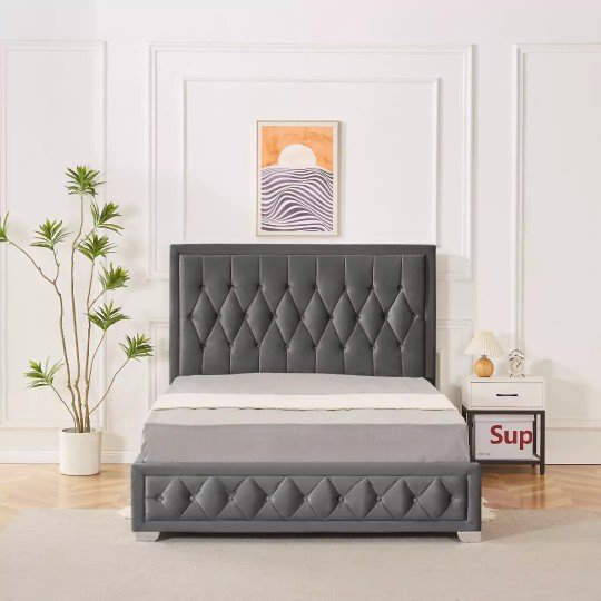 Mcgowan Ottoman Storage Bed with Mattress