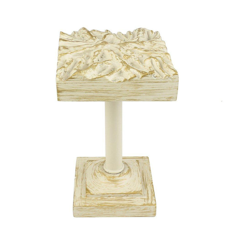 Retenue de rideau Dijone Root Medallion, Blanc doré de France