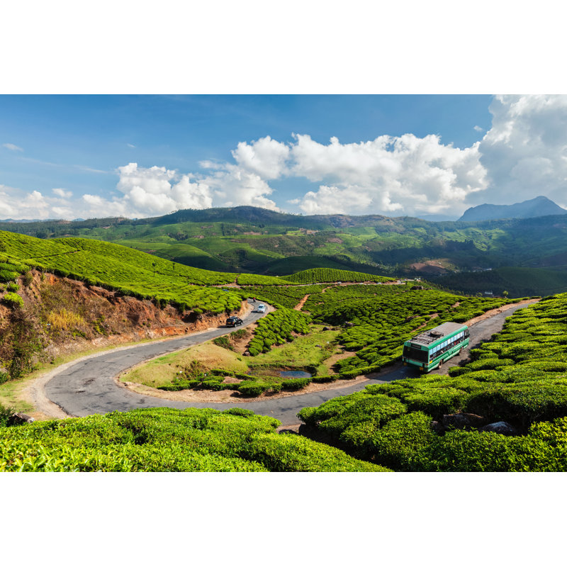 Passenger Bus - Wrapped Canvas Print, 30cm H x 46cm W