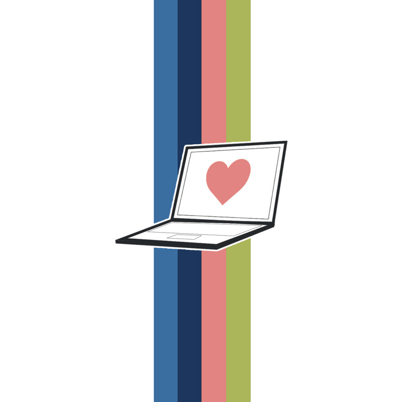 Laptop Studio - Wrapped Canvas Print, 30cm H x 30cm W x 3.8cm D