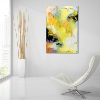 «Radiance» par Beau Art mural en verre acrylique, 24 po x 36 po