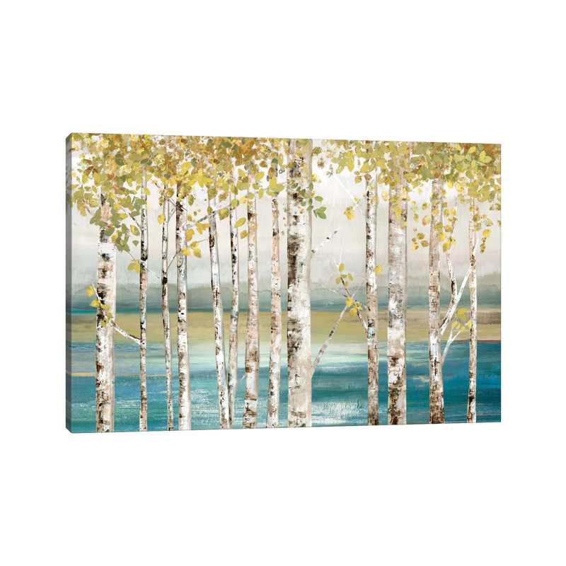 Down By The River I by Allison Pearce - Wrapped Canvas Painting, 20.32 cm H x 30.48 cm W