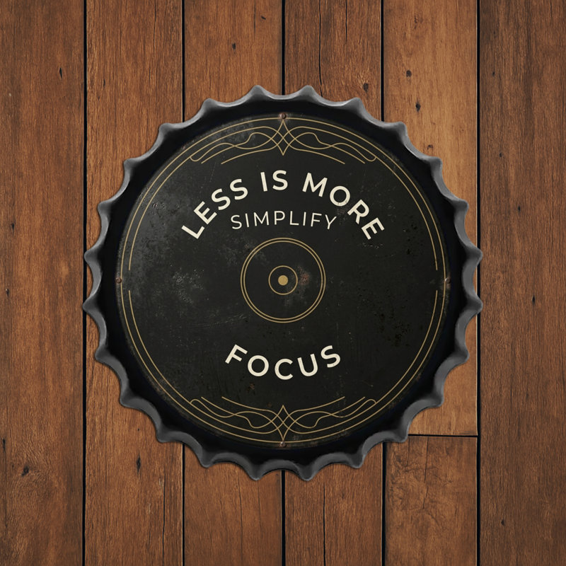 Less Is More Simpl Simpl Focus
