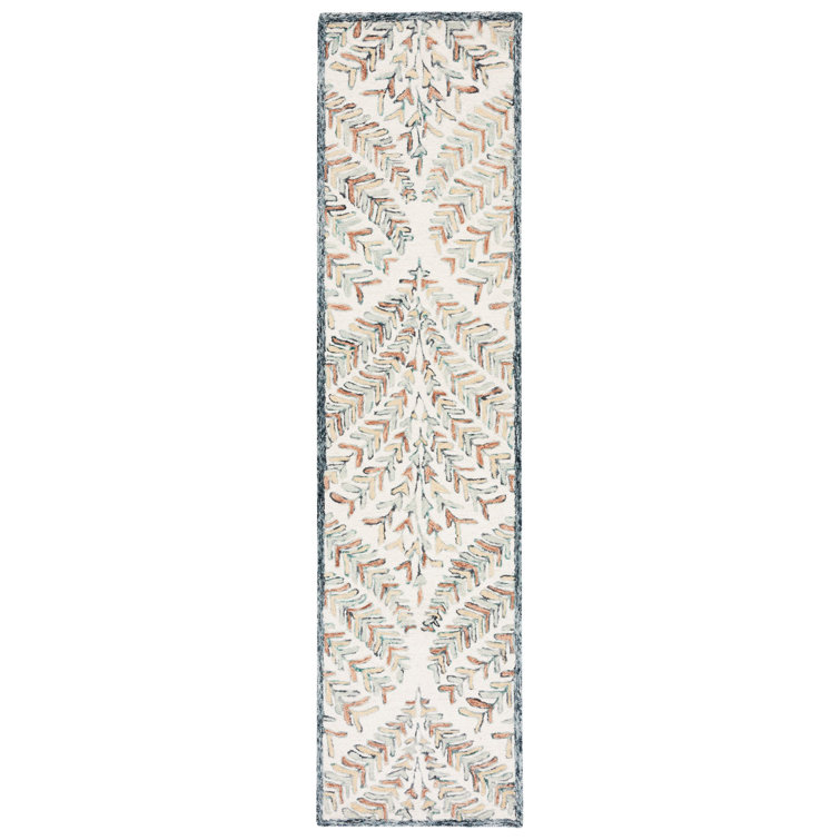 Janeidy Hand Tufted Wool Floral Rug