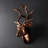 Elegant Decorative Wall Accessory, Bronze Color, 10.2 x 15.0 x 6.7 inches | 100% Polyester Material | Perfect for Home Décor, Living Room, or Office | Stylish and Functional Accent Piece-1599131864