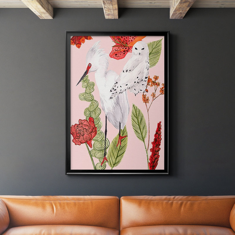 Birds In Motion III, reproduction d'art encadrée, H 42,5 po x l 30,5 po x P 1 po, Cadre noir