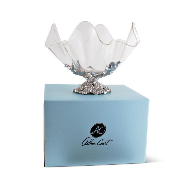 Arthur Court Designs Grape Aluminum Fruit Bowl
