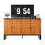 Buffet moderne avec espace de rangement, armoire de rangement à quatre portes de style rétro