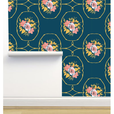 Rouleau de papier peint adhésif 12 pi x 2 pi Monor Designs