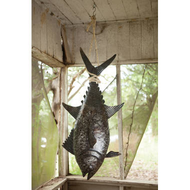 Lookdown Fish Pair Metal Wall Sculpture- MM166
