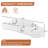 5-Seat 130" Curved Modular Sectional Upholstered Couch Compression-1978201991