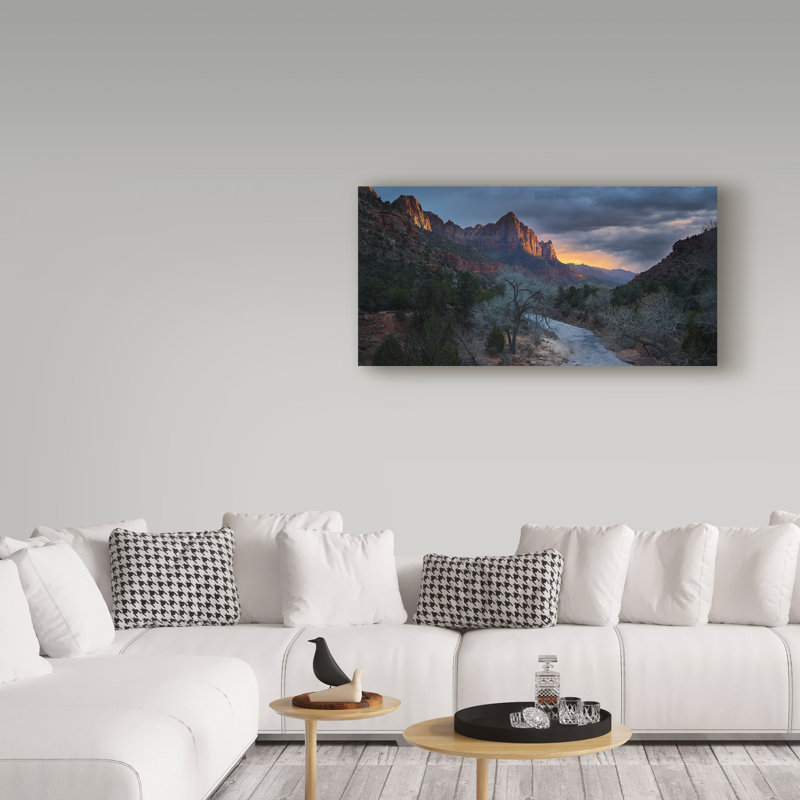 Modern & Contemporary, 24" H x 47" W x 2" D