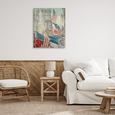 Art mural classique sur toile drapeaux Americana par one1000paintings
