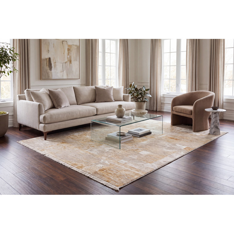 Abstract Indoor Rug, Rectangle 6'7" x 9'10"