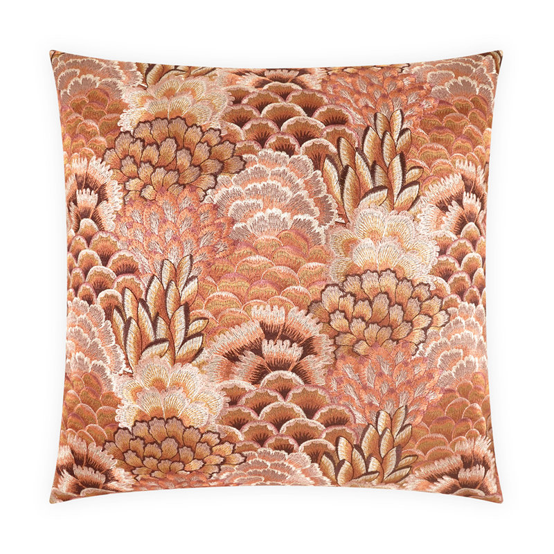 Milla Square Pillow Cover & Insert, Square 20", Sorbet