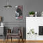  «Timeless Elegance 6» par Coco Good, art mural en verre acrylique, 12 po x 24 po