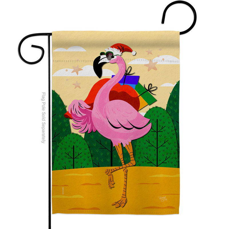 Drapeau de jardin en polyester 2 côtés 18 x 13 po